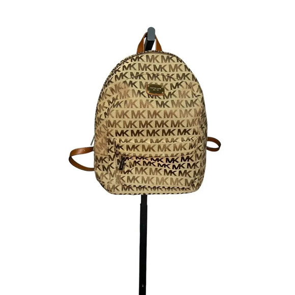 Michael Kors Canvas Monogram Backpack - Picture 1 of 6